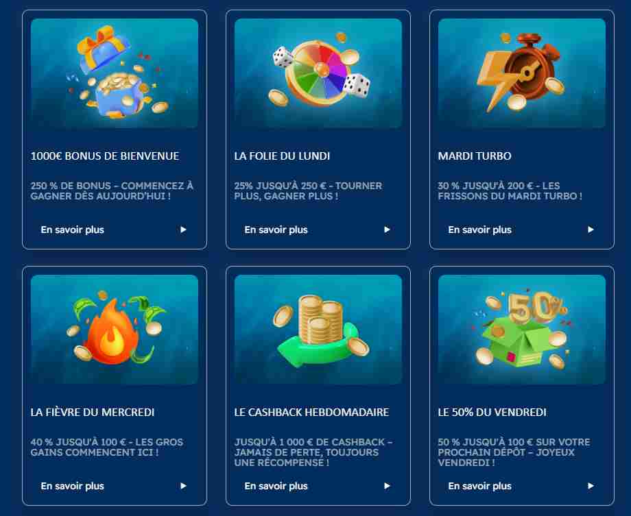 Bofcasino bonus