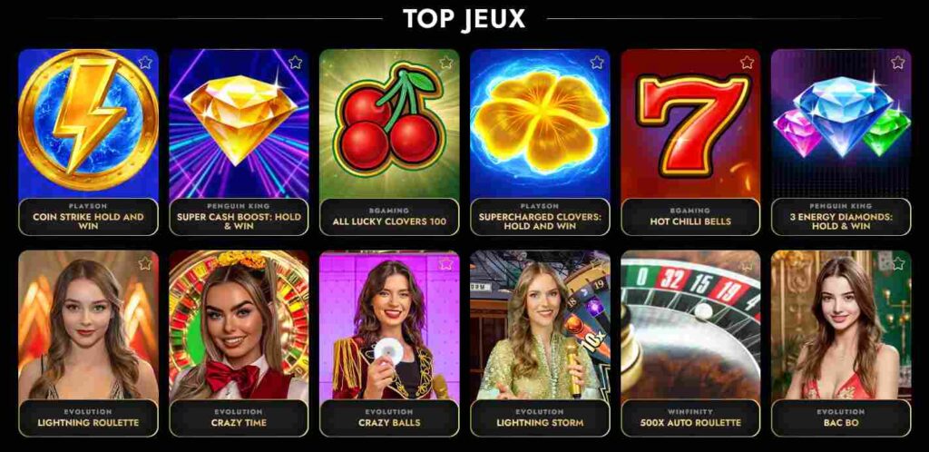 Oscarspin casino jeux